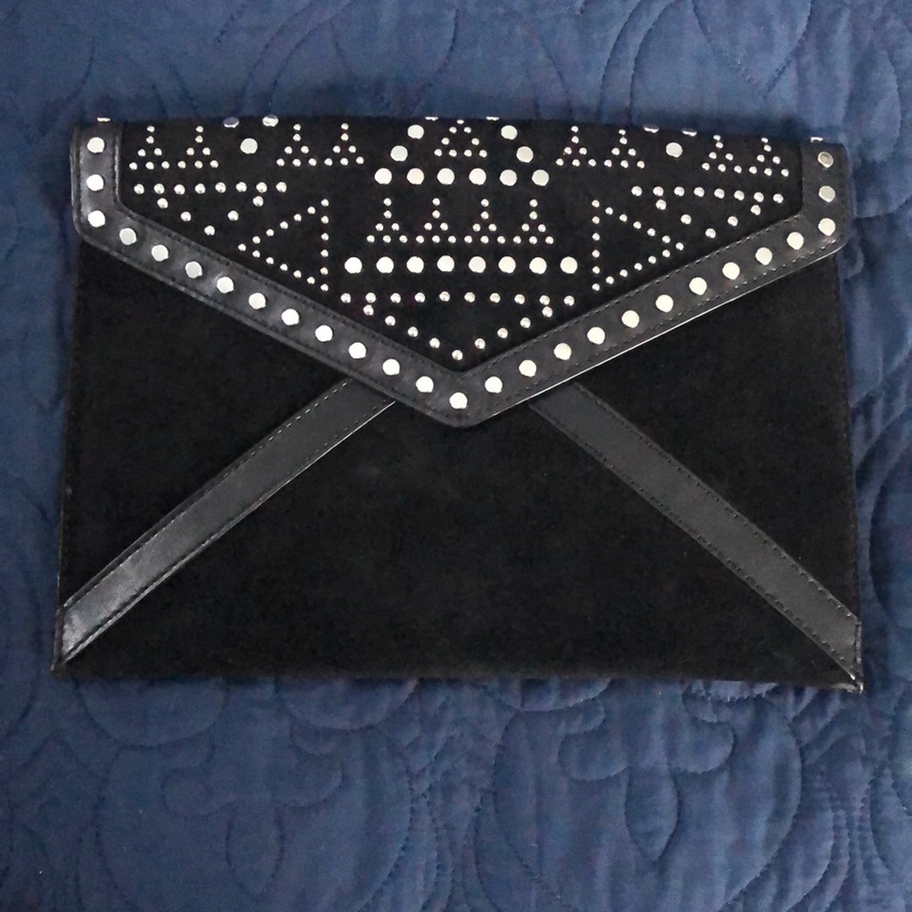 Rebecca Minkoff Black Studded Clutch
